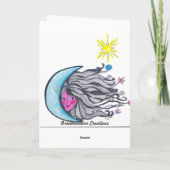 Just put one foot in front of the other kaart (Achterkant)