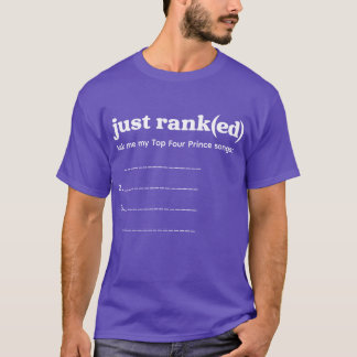 Just Ranked Tee Prince T-shirt