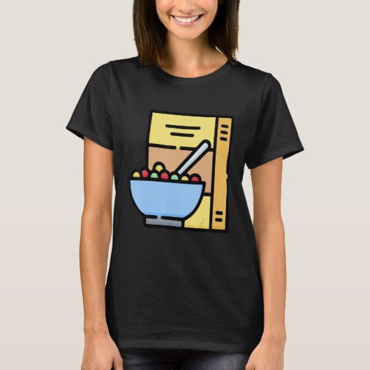 Just Really Like Breakfast Cereal OK Cereal 1 T-shirt (Voorkant)