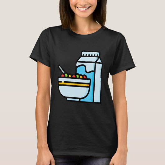 Just Really Like Breakfast Cereal OK Cereal 5 T-shirt (Voorkant)