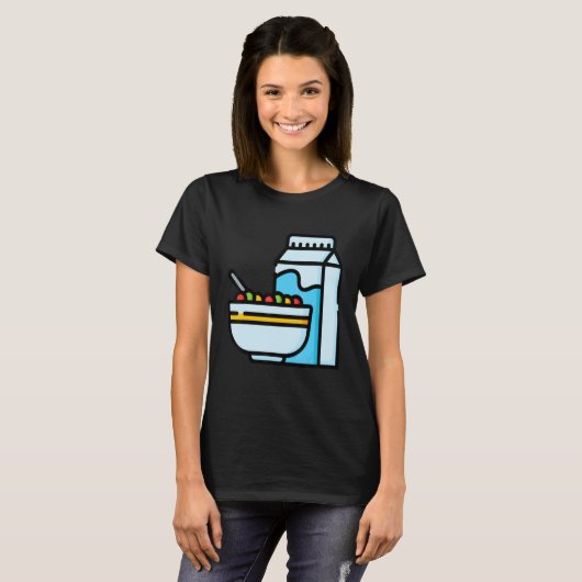 Just Really Like Breakfast Cereal OK Cereal 5 T-shirt (Voorkant volledig)