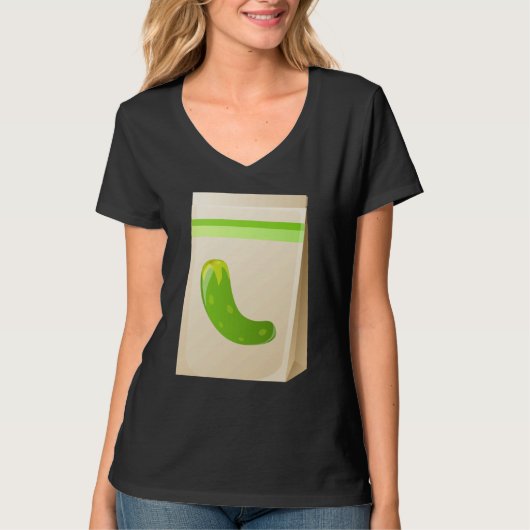 Just Really Like Cucumbers Cucumber Pickle Vegetab T-shirt (Voorkant)