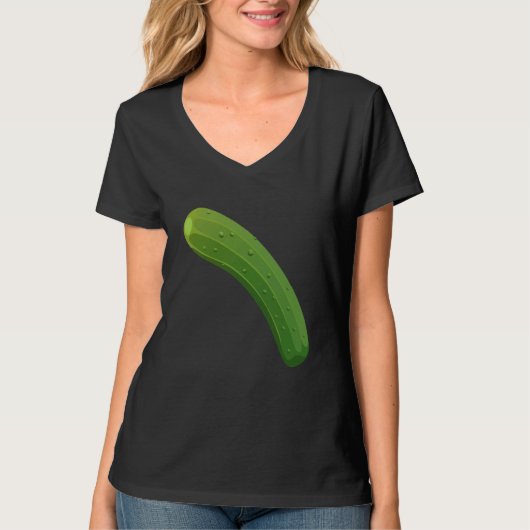 Just Really Like Cucumbers Cucumber Pickle Vegetab T-shirt (Voorkant)