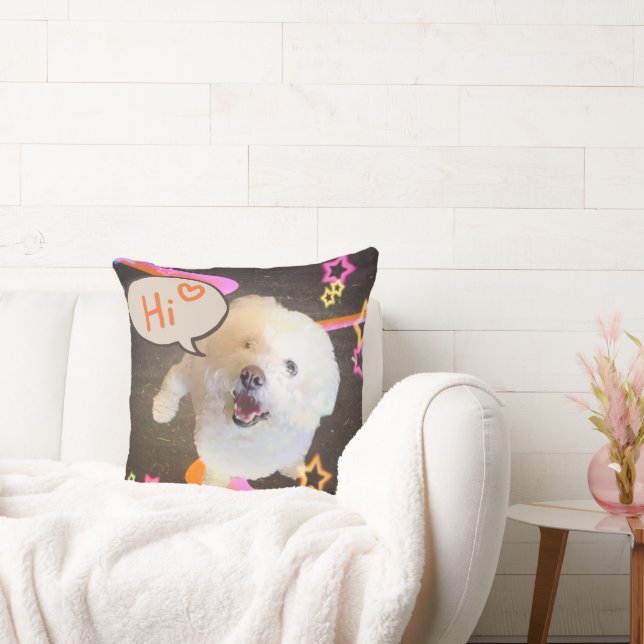 Just Saying "Hi" Kussen (Bank)