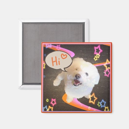 Just Saying "Hi" Magneet (Voorkant / Achterkant)