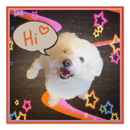 Just Saying "Hi"  Perfect Poster (Voorkant)