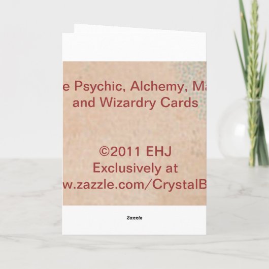 Just Thinking Of You! Medieval Greeting Kaart (Achterkant)