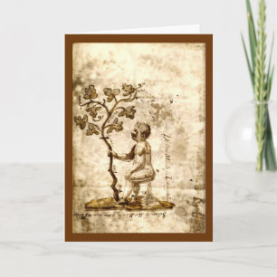 Just Thinking Of You! Medieval Greeting Kaart