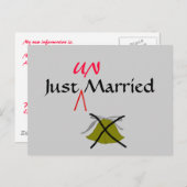 Just UN-Marié - carte postale (Devant / Derrière)
