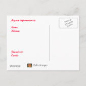 Just UN-Marié - carte postale (Dos)