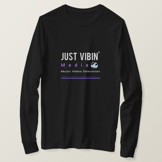Just Vibin' Media T-Shirt (Design devant)