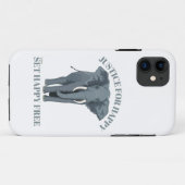 JUSTCE FOR HAPPY, SET HAPPY GRATIS Case-Mate iPhone CASE (Achterkant (horizontaal))