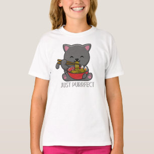 Juste À La Fois - Chat Manger Ramen T-shirt