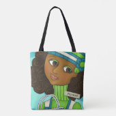 "Juste abeille 'n je sac fourre-tout à impression (Dos)