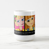 "Juste abeille 'n je tasse de café d'écriture (Centre)