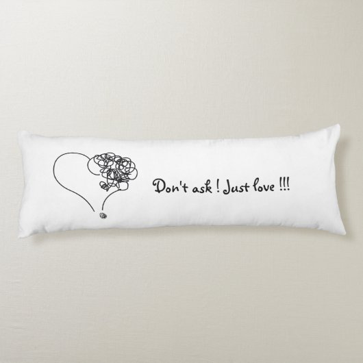 Juste aimer le coussin du corps (Dos)