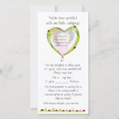 Juste apparié faire-part d'adoption (Devant)