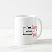 Juste au-dessus de cette Mug Rose (Devant droit)