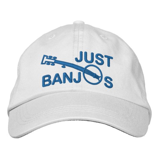 Juste Banjos Casquette avec Broderie Bleue (Devant)