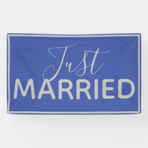 Juste bannière mariée