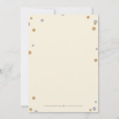 Juste Bienheureux Photo Faire-part de naissance Cr (Dos)