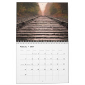 Juste calendrier de chemin de fer de voies (Feb 2027)
