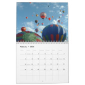 Juste calendrier de ciel de ballon (Feb 2026)