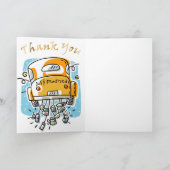 Juste carte de remerciements marié (2B) (Intérieur)