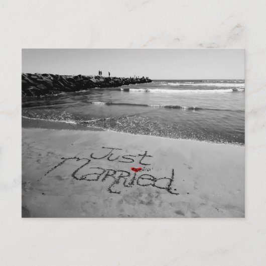 Juste carte postale mariée (Devant)