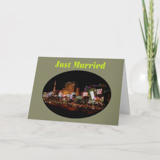 Juste cartes mariées de bande de Las Vegas