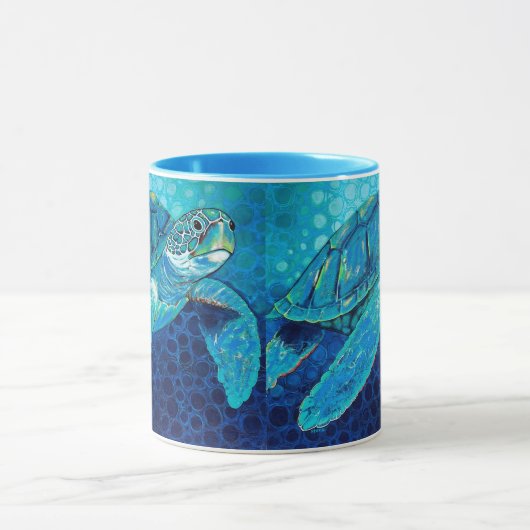 Juste Chilliin' Blue Turtle Mug (Centre)
