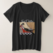 Juste Chillin Femme Plus-Size T-Shirt de base (Design devant)