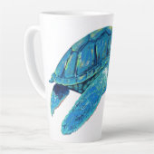 Juste Chillin Turtle Latte Mug (Angle gauche)