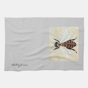 Juste cuisine d'abeille ou serviette d'invité