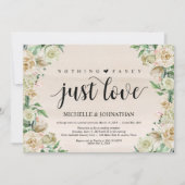 Juste de l'amour, Carte d'invitation de réception  (Devant)