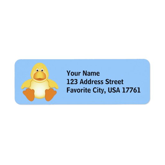 Juste des Étiquettes de adresse malins (Devant)