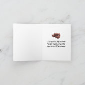 Juste des oeufs ou autre carte de voeux pliée (Intérieur)