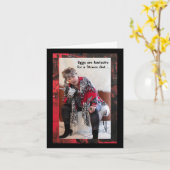 Juste des oeufs ou autre carte de voeux pliée (Fleur jaune)