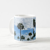 Juste des palmiers café Mug (Devant gauche)