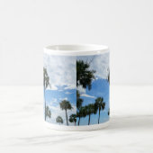 Juste des palmiers café Mug (Centre)