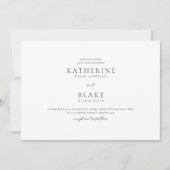 Juste deux d'entre nous Moderne B/W Faire-part de  (Devant)