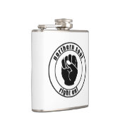 Juste du nord d'âme sur le flacon de boissons (Droite)