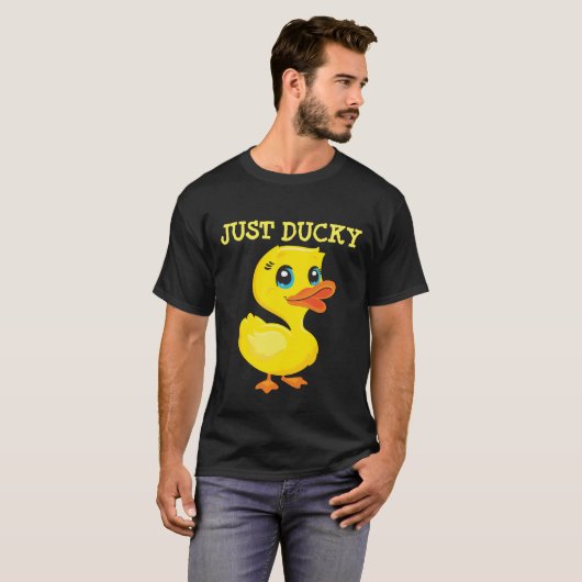 JUSTE DUCKY RETRO DUCK T-SHIRTS TEE - SHIRTS (Devant entier)
