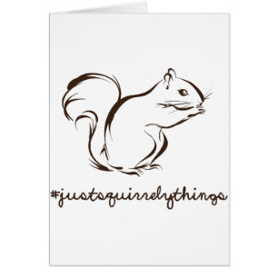 Juste écureuil de choses de Squirrely