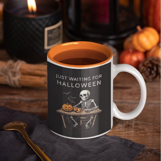 "Juste en attendant la Mug d'Halloween | Drôle Squ