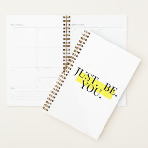 Juste être vous, typographie minimaliste motivatio