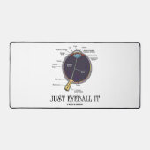 Juste Eyeball It Human Eye Anatomie Geek Conseils (Recto)