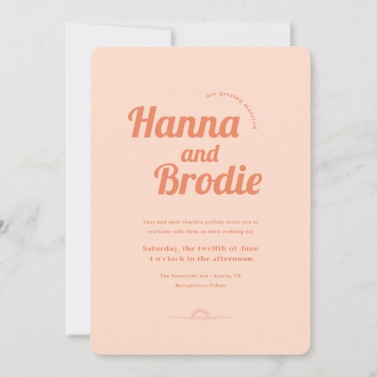 Juste Faire-part de mariage (Devant)