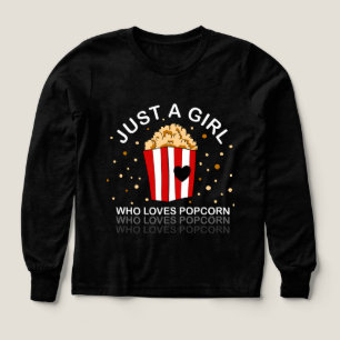 juste fille aime le pop-corn