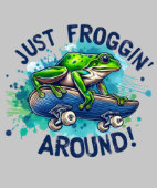 🐸 Juste Froggin’ autour - Tee amusante et joueuse (Collier)